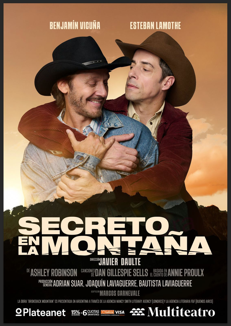 Benjamín Vicuña y Esteban Lamothe, juntos en teatro. 