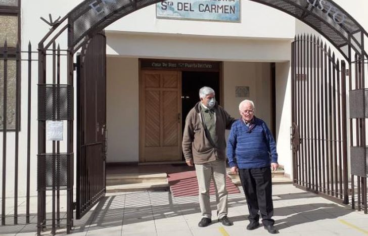 Luego de europeos, llegó el Padre argentino Nicolás Díaz.