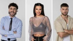Ulises, Luz y Tato: los finalistas de Gran Hermano.