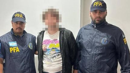 El momento de la detención. El momento de la detención.