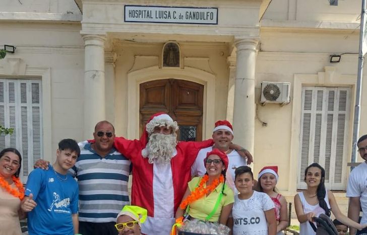 La caravana concluyó en el Hospital Gandulfo.