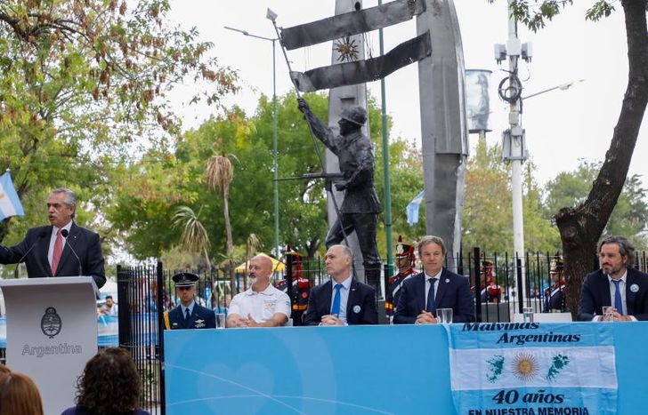 Alberto dio un contundente mensaje sobre Malvinas.