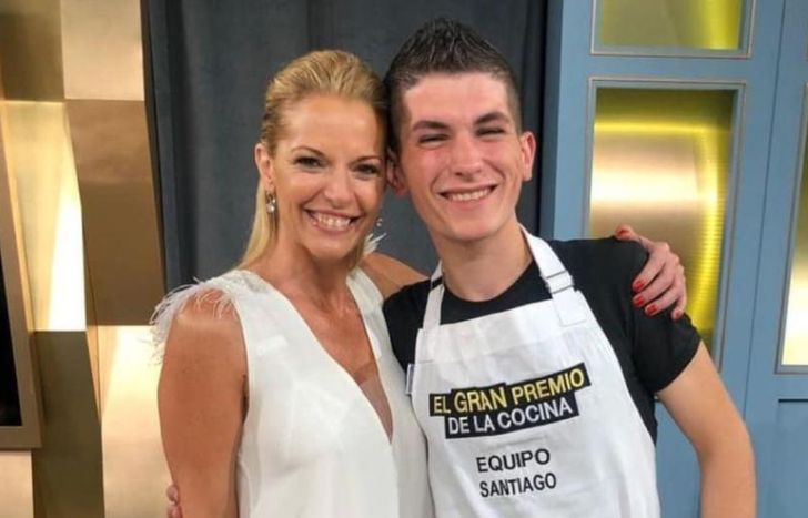 Ian DAngelo, con Carina Zampini.