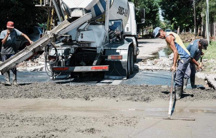 Las obras en hormigón brindan mayor resistencia al paso de vehículos.