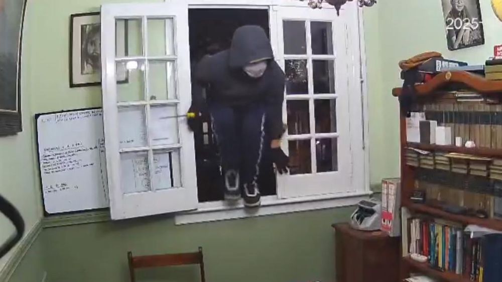 La entradera en Banfield había quedado filmada.