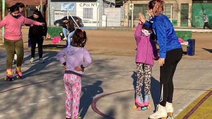 Las clases son gratuitas en el Parque Caaguazú.