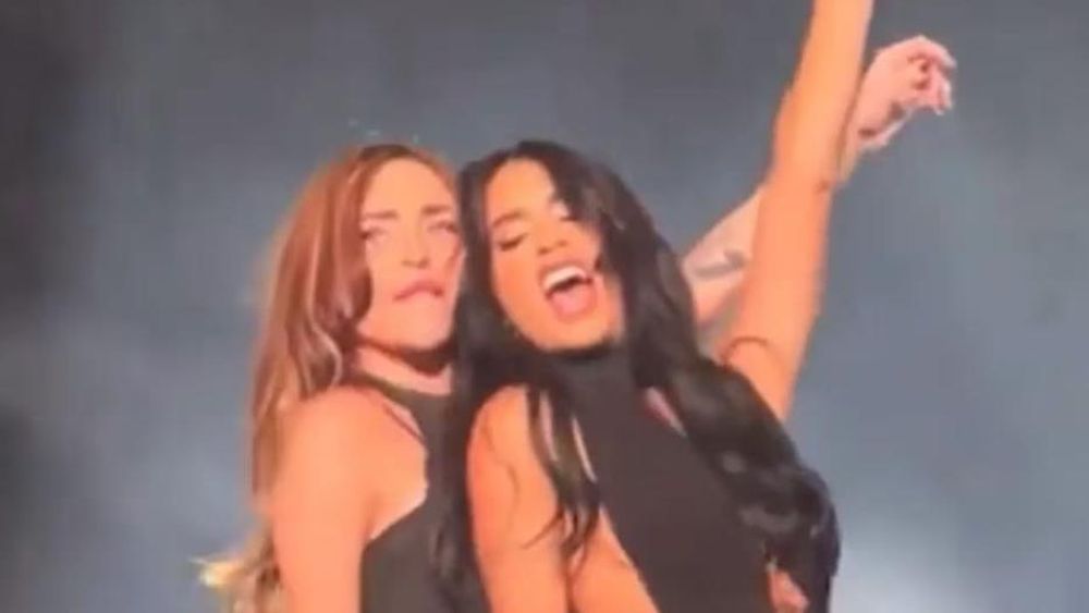 Nicki Nicole y Lali, en el Movistar Arena.
