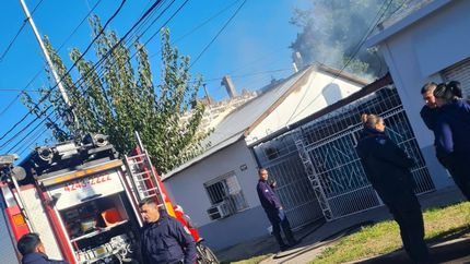 El incendio puso en alerta a los vecinos. El incendio puso en alerta a los vecinos.