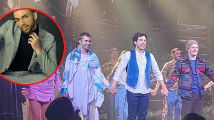 Es parte de la obra que cuenta con 40 artistas en escena.