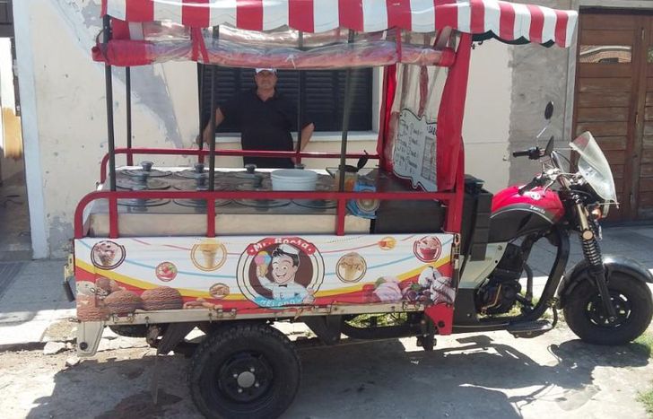 Uno de los primeros vehículos que salieron a la calle.