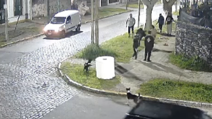 El episodio ocurrido en septiembre quedó filmado.