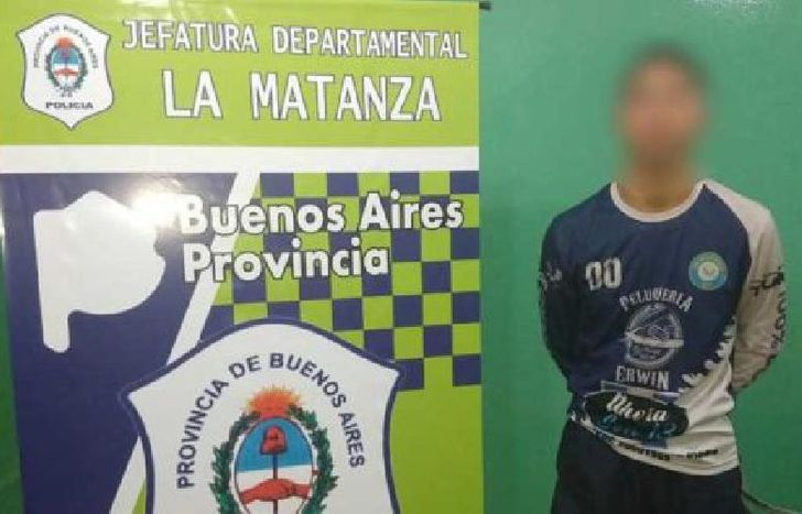 atraparon al acusado esta madrugada, cerca de las 2.30.