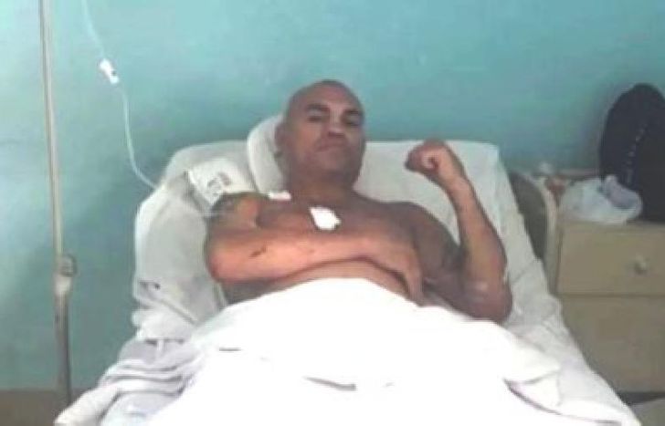 la Hiena Barrios fue apuñalado  durante los festejos del último Año Nuevo.