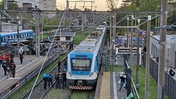 Accidente en la estación de Lomas de Zamora.