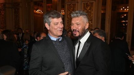 Mario Pergolini y Marcelo Tinelli, juntos.