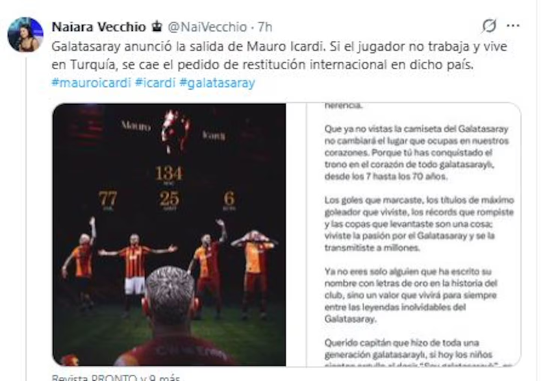 Nuevo escenario para Mauro Icardi. 