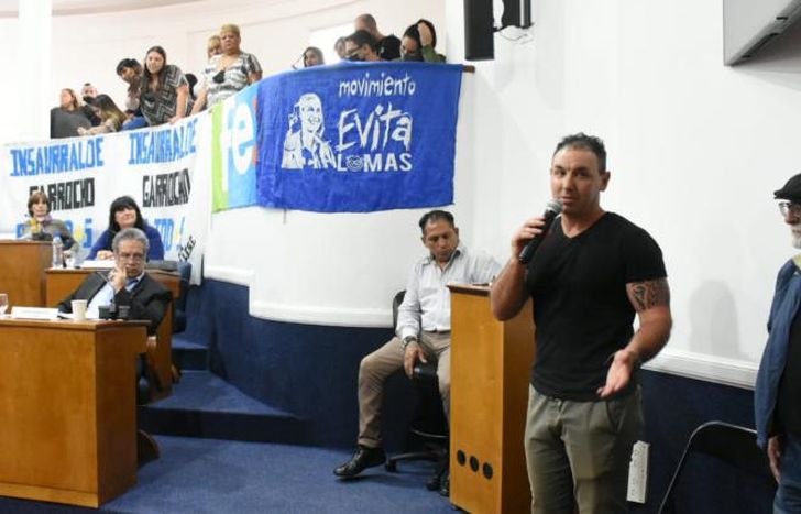 En la jornada de presentación del proyecto en el HCD.