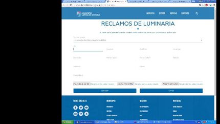arreglo de luces, desde la web de lomas