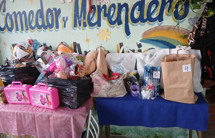 Repartieron juguetes para más de 60 niños.