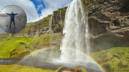 Uno de los bellos paisajes que logró captar Hernán en Islandia.
