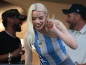 Anya Taylor Joy, con colores argentinos.&nbsp;