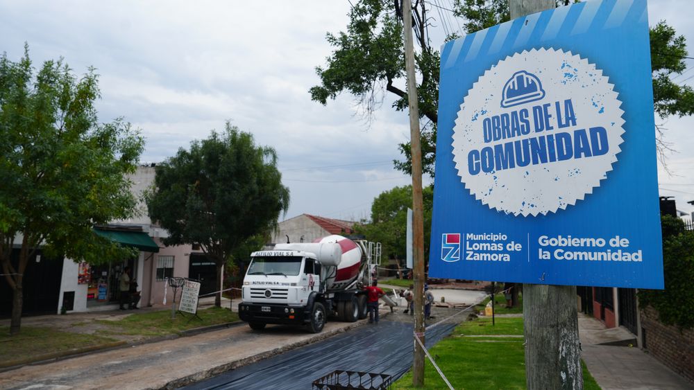 Por dónde avanza el plan de repavimentación en Lomas de Zamora.