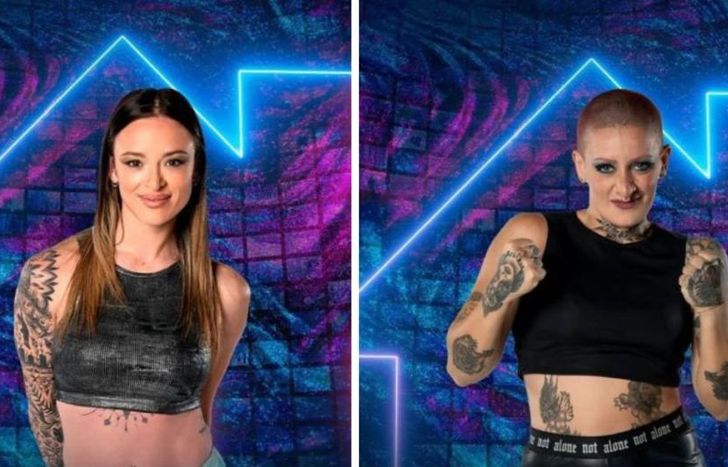 Agostina y Furia de Gran Hermano.