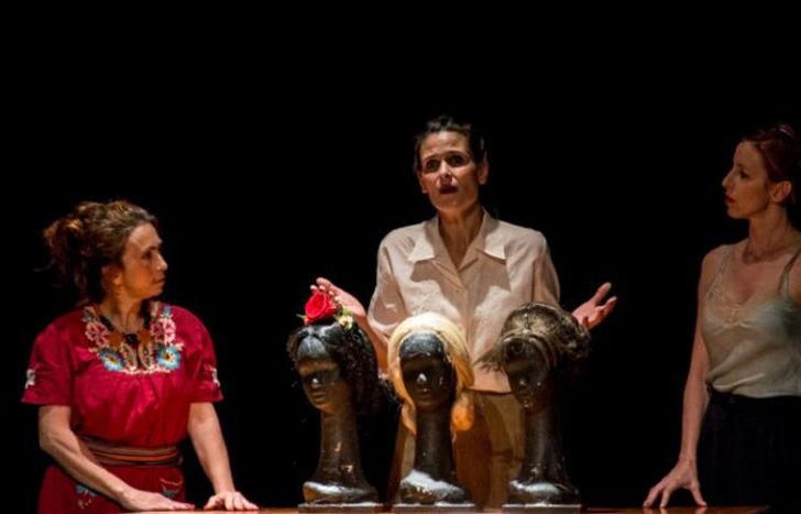 Protagonistas en escena.