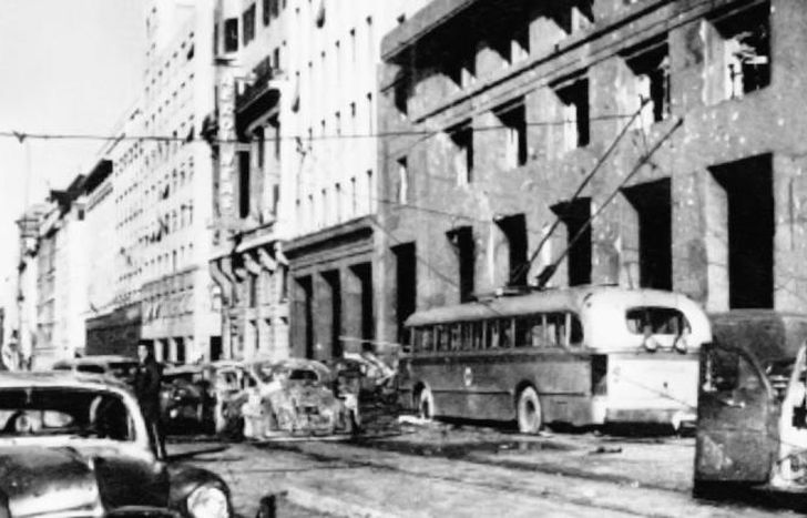 Una imagen de terrible hecho.