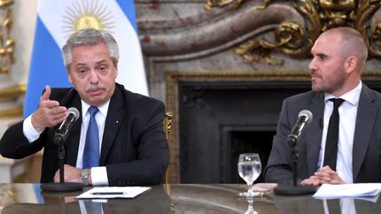 Alberto y Guzmán, en el acto en el Salón Blanco.