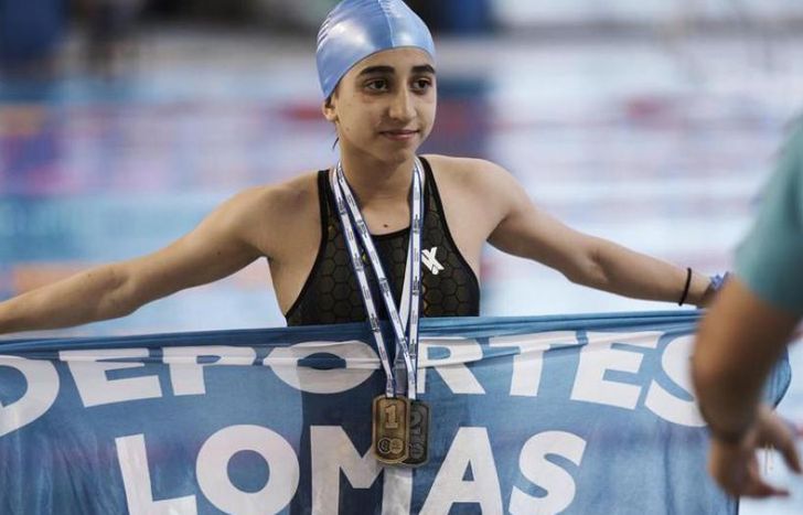 Sofía fue campeona y va por más, siempre con la intención de dejar a Lomas en lo más alto.