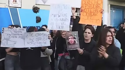 Hubo una protesta en Lanús.