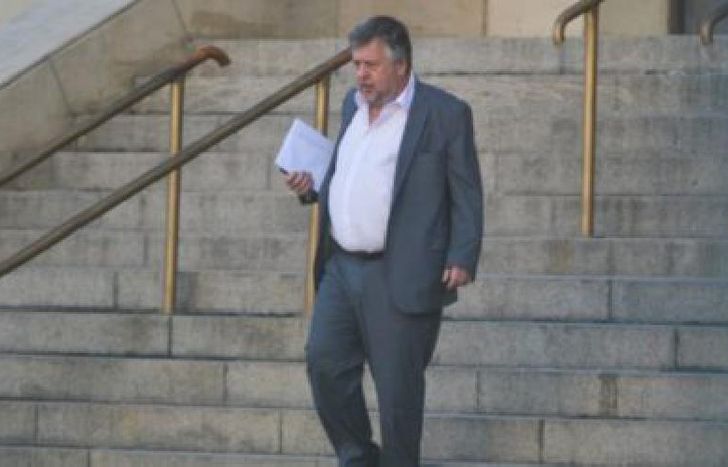 El fiscal Carlos Stornelli, a la salida de los tribunales federales de Retiro.