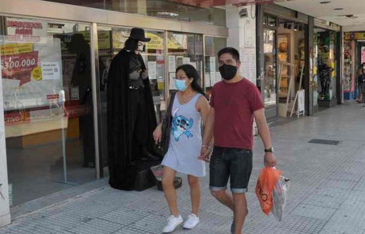 La calle está imposible.