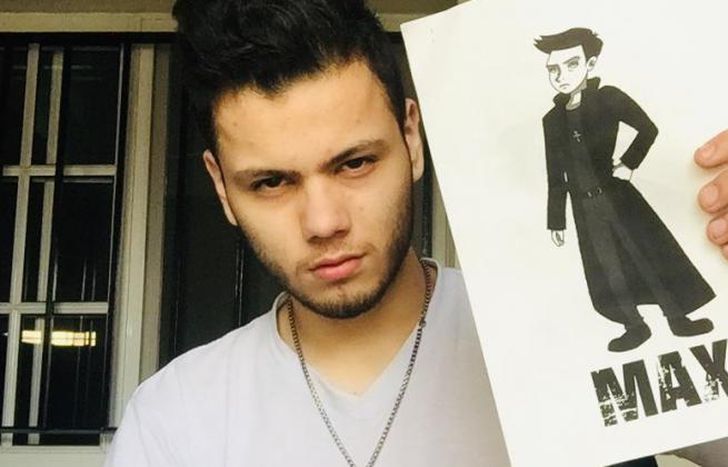 Leandro, orgulloso de haber concretado uno de sus proyectos.