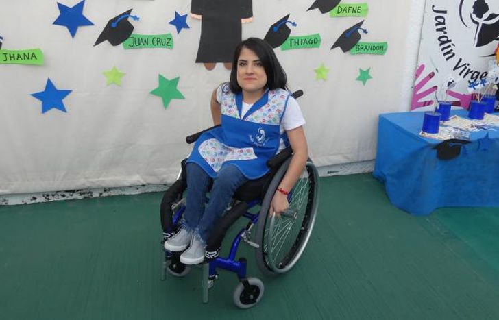 Comprometida con la integración escolar.