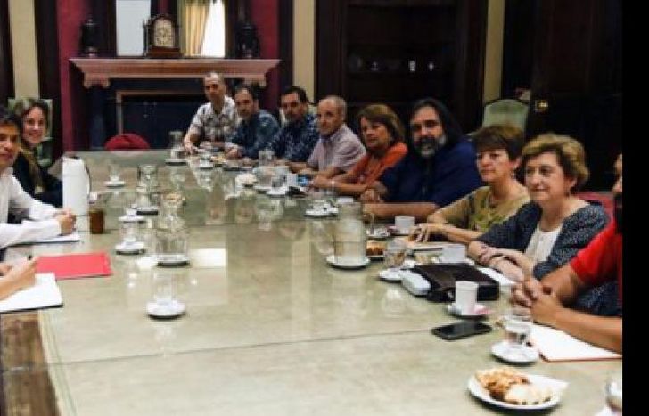 Los dirigentes le destacaron a Kicillof la necesidad de “recuperar poder adquisitivo”.