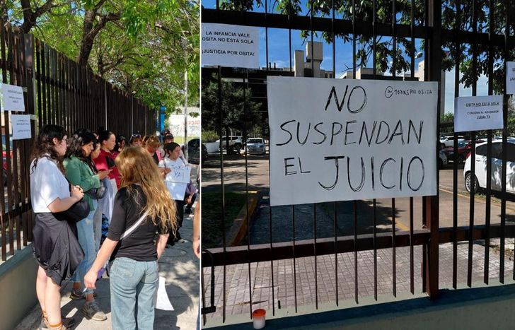 La marcha en los Tribunales de Lomas de Zamora.