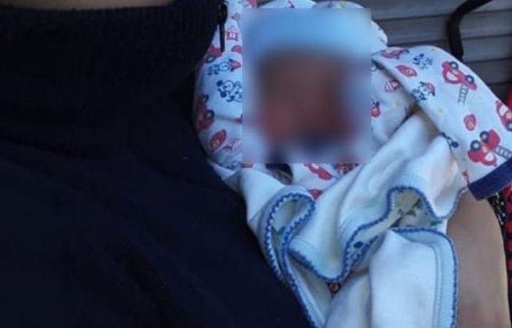 Jesús, el bebé abandonado en el barrio Olimpo de Lomas.