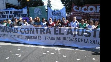 Unidad contra el ajuste será el lema bajo el que confluirán los gremios.