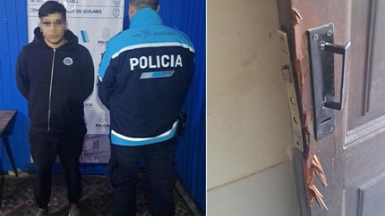 El presunto delincuente apresado tiene 27 años.