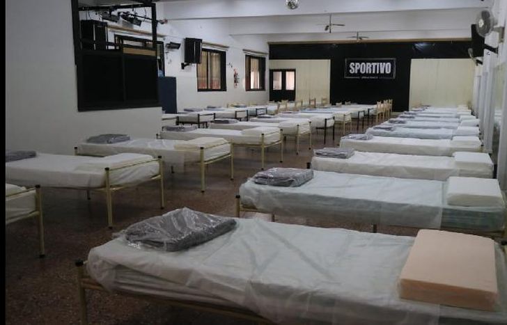 El club cuenta con 35 camas a disposición para pacientes que padezcan Coronavirus.