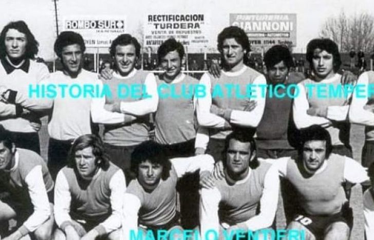 Oscar Mazzei fue una de las figuras del Temperley del 73.