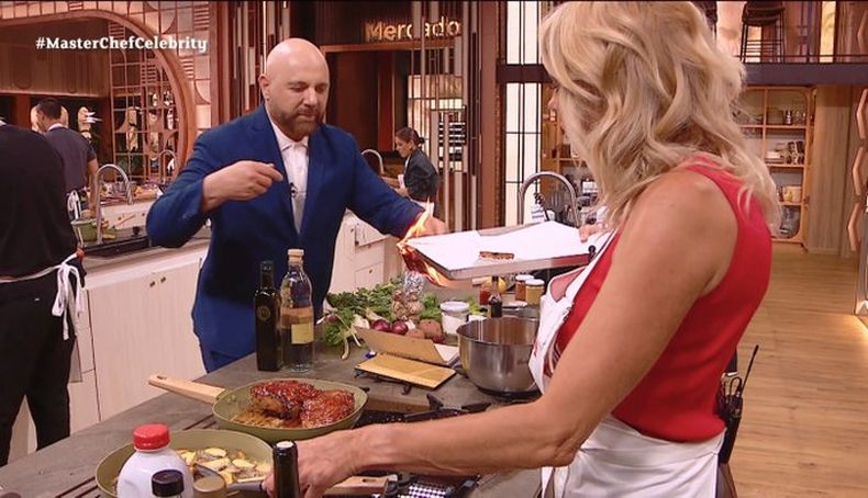 Yanina Latorre en MasterChef Celebrity. 