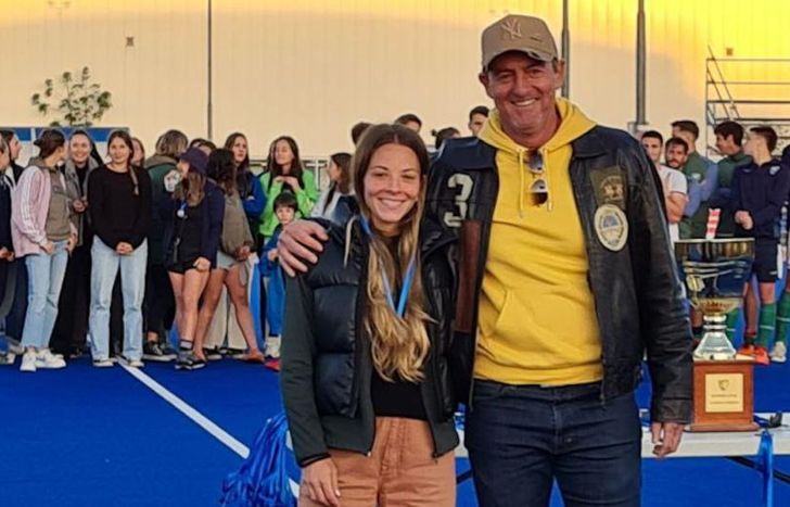 Valentina fue elegida la mejor jugadora del Súper 8.