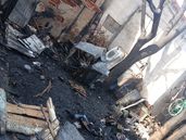 La familia damnificada perdió todo en el incendio.