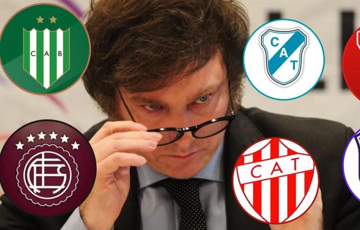 Clubes en contra de las SAD que propone Milei.