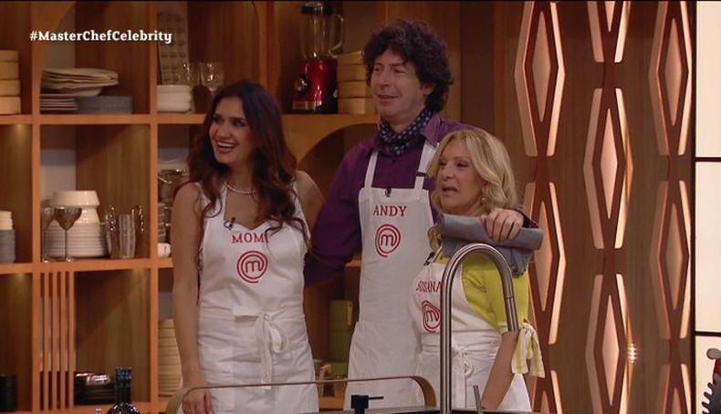 Susana Roccasalvo con Momi y Andy. 