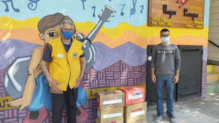 Como es habitual, se acercaron al Hogar Pereyra para ayudar.