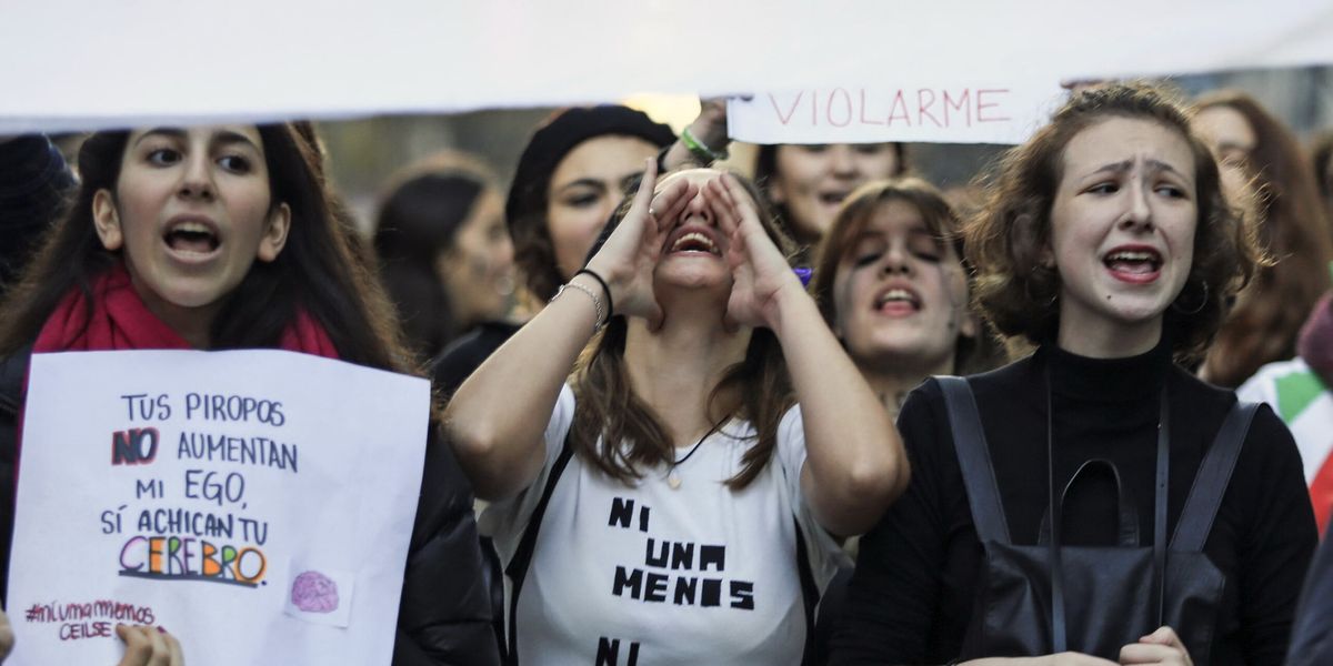 “Justicia por Dulce y Agostina”, uno de los lemas de la marcha de Ni Una Menos.